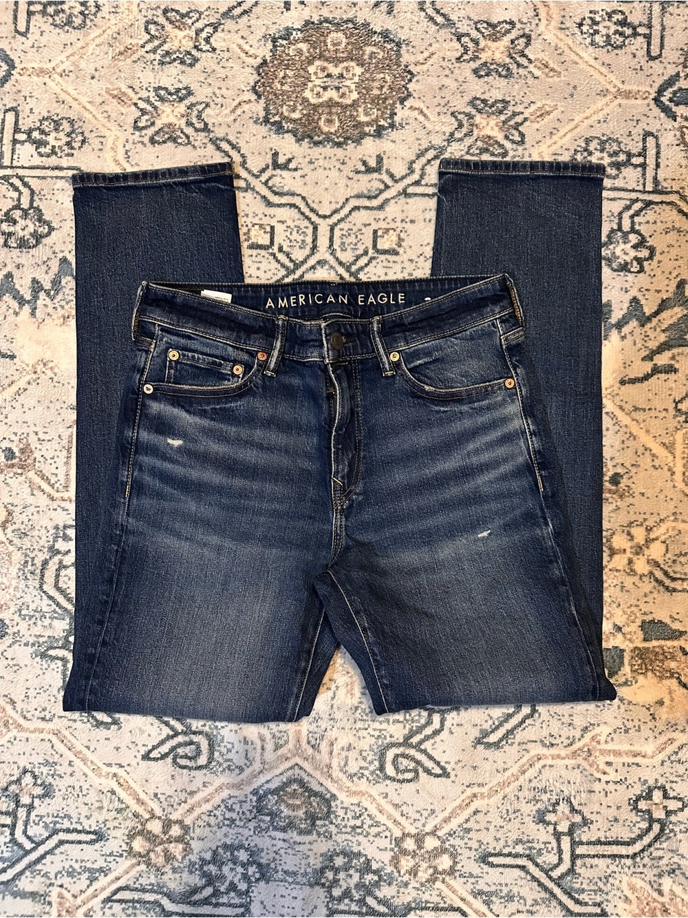 American Eagle Outfitters Men's Indigo Slim Straight Jeans 30x32